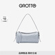 GROTTO個(gè)樂(lè )新款筆筒包女士手提包單肩斜挎包手機包迷你款禮物 霧霾藍 MINI