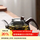 蘇氏陶瓷花茶壺玻璃茶壺煮茶壺茶具可電陶爐加熱云汐壺引嘴煙灰色500ml