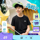 安踏兒童針織短袖衫男女童海綿T2026夏季純棉呼吸棉短袖TA72628101