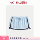 HOLLISTER25夏Y2K澤西風(fēng)撞色運動(dòng)半身裙裙褲女裝343-5104 淺藍色 S (165/68A)