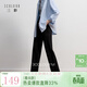 三彩2025秋季新款簡(jiǎn)約百搭通勤氣質(zhì)休閑褲直筒褲長(cháng)褲顯瘦M 經(jīng)典黑 S 155/64A 155/64A
