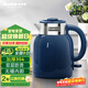 格來(lái)德（Grelide）電熱水壺304不銹鋼家用燒水壺熱水壺1.5L一體無(wú)縫雙層防燙電水壺開(kāi)水壺自動(dòng)斷電暖水壺D2315爵士藍