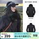 駱駝（CAMEL）戶(hù)外沖鋒衣秋冬新款三合一防水透濕保暖沖鋒衣男女登山服 A9W214119AX，黑色，男女同款 L