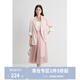 獨束微胖大碼顯瘦薄款氣質(zhì)職業(yè)時(shí)尚通勤設計感西裝西服24DY82795 桃夭粉 XL (尺碼：3)
