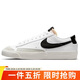 耐克NIKE板鞋女經(jīng)典緩震BLAZER LOW '77休閑鞋DC4769-102白/黑36.5