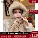 viney圍巾女冬季加厚保暖帽子一體圍脖毛絨生日禮物送女友老婆老婆 【卡其色禮盒裝】實(shí)用護耳帽輕奢可愛(ài)