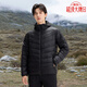 拓路者雪狐Primaloft金標P棉棉服男防風(fēng)連帽棉衣冬季保暖休閑外套輕薄女 黑色-男款 2XL