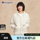 Champion冠軍連帽衛衣女25秋季新款小清新糖果色純棉外套拉鏈開(kāi)衫 燕麥色 S