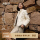 AIGLE艾高羽絨服WR防潑水可T-KIT輕量白鵝絨外套女 鴿子奶白 L(40)