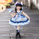 G.duck朱迪兔子警官服裝洛麗塔公主裙兒童連衣裙夏季女孩生日禮服cos服 8619單裙子 100