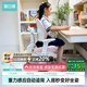 黑白調G6兒童學(xué)習椅寫(xiě)字椅人體工學(xué)追背椅帶腳踏可升降【20cm自動(dòng)追背】