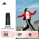 adidas金晨同款加厚時(shí)尚休閑高腰運動(dòng)闊腿褲女秋冬阿迪達斯輕運動(dòng)