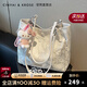 CinvaiKrose小c&k包包女包新中式刺繡單肩包女2026新款托特包三八節禮物 奶油白
