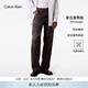 Calvin KleinJeans【免費改褲復刻90系列】四季款男士美式ck直筒灰色牛仔褲 W0J-牛仔灰 30