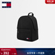 TOMMY JEANS男經(jīng)典刺繡休閑外出旅行輕便通勤學(xué)院風(fēng)大容量書(shū)包雙肩背包 黑色BDS 均碼