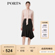 PORTS寶姿年秋冬新品女裝中長(cháng)裙ALL9S610NWQ088 黑色 M (6)