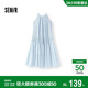 森馬（Semir）連衣裙女海邊度假掛脖兩穿長(cháng)裙2025夏季蝴蝶結初戀裙109325114011