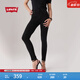 Levi's李維斯女士721緊身高腰休閑簡(jiǎn)約修身顯瘦肯豆風(fēng)牛仔長(cháng)褲 黑色加絨 25 (28)