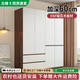 丘椿實(shí)木衣柜ENF級家用臥室廣東佛山儲物60深開(kāi)門(mén)掛衣櫥分段收納柜子 【四門(mén)】160*60*200cm主柜