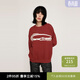 moussy&sly新品休閑中性風(fēng)撞色印花圓領(lǐng)套頭衛衣030HAA90-3721 紅色080 均碼 00020/F