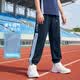 匹克童裝男童褲子夏季2026新款兒童網眼拼接防蚊褲中大童速干夏裝長褲