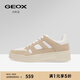 GEOX杰歐適女鞋早春真皮時(shí)尚百搭撞色休閑鞋女白鞋板鞋單鞋潮 杏色 37