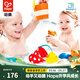 Hape洗澡玩具 嬰兒戲水套裝泰迪熊漂浮灑水花灑寶寶 兒童節禮物 suit0030泰迪玩偶趣味8件套