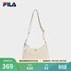 FILA 斐樂(lè )官方女包挎包冬季新款時(shí)尚休閑單肩包斜挎包月牙包 灰麥色-BG XS