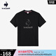 樂(lè )卡克（Le coq sportif）法國公雞夏季男士圓領(lǐng)短袖T恤 L242UECA0304 炫黑色-2 L