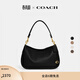 蔻馳（COACH）CARY系列女士經(jīng)典標志斜挎包單肩馬鞍包高級感春季女包 B4/黑色
