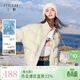三彩【易打理】2025冬季新款90白鴨絨羽絨服寬松面包服短款M 米白色（批次不同，實(shí)物一致） S 155/80A  寬松版型  可適當拍小