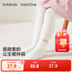 巴拉巴拉（BALABALA）【balaOne】巴拉巴拉兒童連褲襪子寶寶打底褲女童舞蹈襪甜美百搭 白色調00311 1-3歲