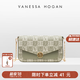VANESSA HOGAN VH女包山茶花信封方包輕奢老花鏈條包斜挎單肩包生日禮物送女友 綠色