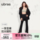 ubras虞書(shū)欣同款輕柔空氣層修身微喇收腹瑜伽打底喇叭褲女可外穿 微喇打底褲-黑色 M