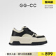 GG-CC【太空漫步】2024年春季新款厚底板鞋真皮女鞋休閑小白鞋G24U8113 黑色 38