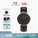 丹尼爾惠靈頓（DanielWellington）DW男士手表經(jīng)典皮質(zhì)簡(jiǎn)約時(shí)尚歐美石英腕表送男友生日禮物DW127