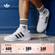 adidas「面包鞋」COURTIC經(jīng)典運動(dòng)板鞋男女阿迪達斯官方三葉草 白/黑（JQ5042）   41