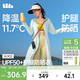 蕉下（beneunder）防曬衣長(cháng)款女冰絲涼感海邊沙灘透氣全身防曬戶(hù)外AL902初云藍 L