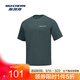 斯凱奇（Skechers）春夏男女款戶(hù)外防曬t恤涼感速干衣時(shí)尚寬松運動(dòng)短袖 油綠色/04WX L