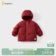 童泰（TONGTAI）寶寶羽絨服外套冬季兒童衣服男女童鴨絨服五防連帽上衣紅色100cm