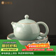 金鑲玉冰片汝窯西施壺功夫茶具陶瓷泡茶壺開(kāi)片冰裂家用陳為勤手作