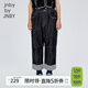 jnby by JNBY江南布衣童裝棉麻牛仔直筒褲牛仔長(cháng)褲秋冬男女童兒童1O7E10270 991/牛仔藏青 120 cm