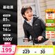 安踏兒童輕薄羽絨服男女大小童寶寶2025秋冬季新款90絨保暖外套上衣服 基礎黑5901-1 85%絨子含量 165 充絨量59g