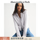Abercrombie & Fitch美式氣質(zhì)吊帶毛衣針織開(kāi)衫兩件裝套裝25秋冬女裝150-5222 銀灰色 S (165/88A)