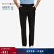 Tommy Hilfiger秋冬男裝都市經(jīng)典商務(wù)通勤彈力斜紋修身顯瘦西褲長(cháng)褲休閑褲 黑色001 -修身版-拍大一碼 30 (2.3尺)