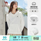 駱駝（CAMEL）長(cháng)袖連帽套頭衛衣女打底衫內搭上衣 CI7225L2001-1 米白 M