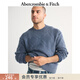 Abercrombie & Fitch美式復古經(jīng)典時(shí)尚純色菱格毛衣針織衫上衣26春男裝120-6029 藍色 S (175/92A)