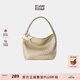 ECODAY包包女款中號編織包通勤托特包單肩手提婚包生日情侶禮物 My dear friend-B025X 香檳色 中號