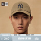 NEW ERA紐亦華MLB棒球帽男女同款NY潮酷遮陽(yáng)軟頂彎檐帽子 13792909-卡其色 OSFM