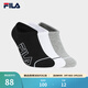 FILA 斐樂(lè )官方男士襪子淺口襪套裝夏季新品船襪舒適休閑襪子3雙裝 組合色-99 XS